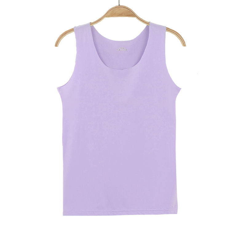 Top Women O Neck Slim Seamless Tank Tops